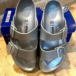 Birkenstock Arizona Eva silver sandal size 41
